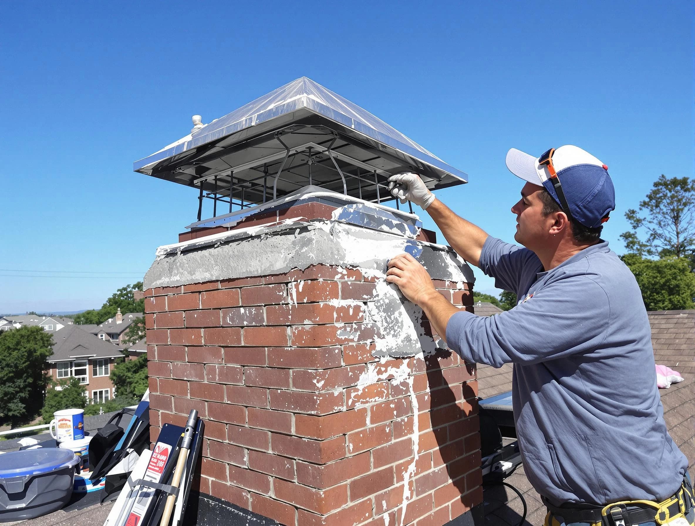 Chimney Crown Services service in Ponderosa Park, CO